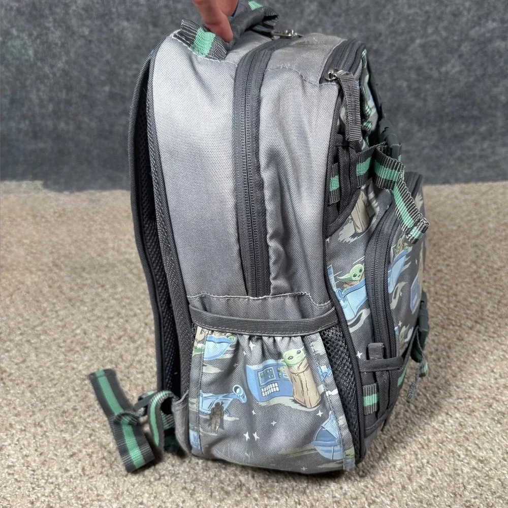 Pottery Barn Star Wars Grogu Glow-in-the Dark Small Backpack EUC
